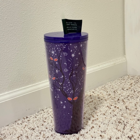 NWT Starbucks 2022 Halloween Tumbler GLOW-IN-THE-DARK